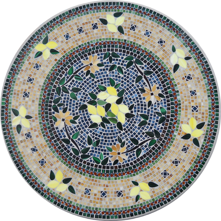 Tuscan Lemons Classic Mosaic Table Top