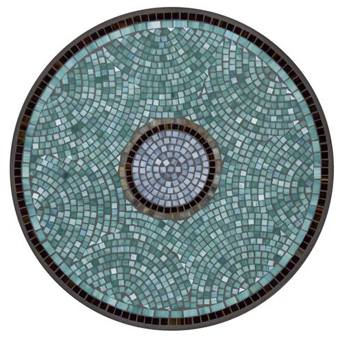 Jade-Glass Classic Mosaic Table Top