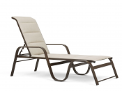 Key West Padded Sling Stackable Adjustable Chaise