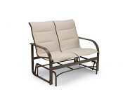 Key West Padded Sling Glider Loveseat