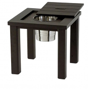 Sherwood 24" Square Ice Bucket Side Table