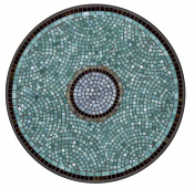 Jade-Glass Classic Mosaic Table Top