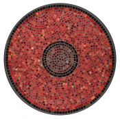Ruby-Glass Classic Mosaic Table Top